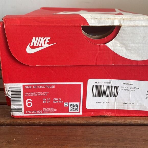 Nike Air Max Pulse Light Bone Women Size 7.5 Men Size 6(FN7459-002) - Picture 13 of 15